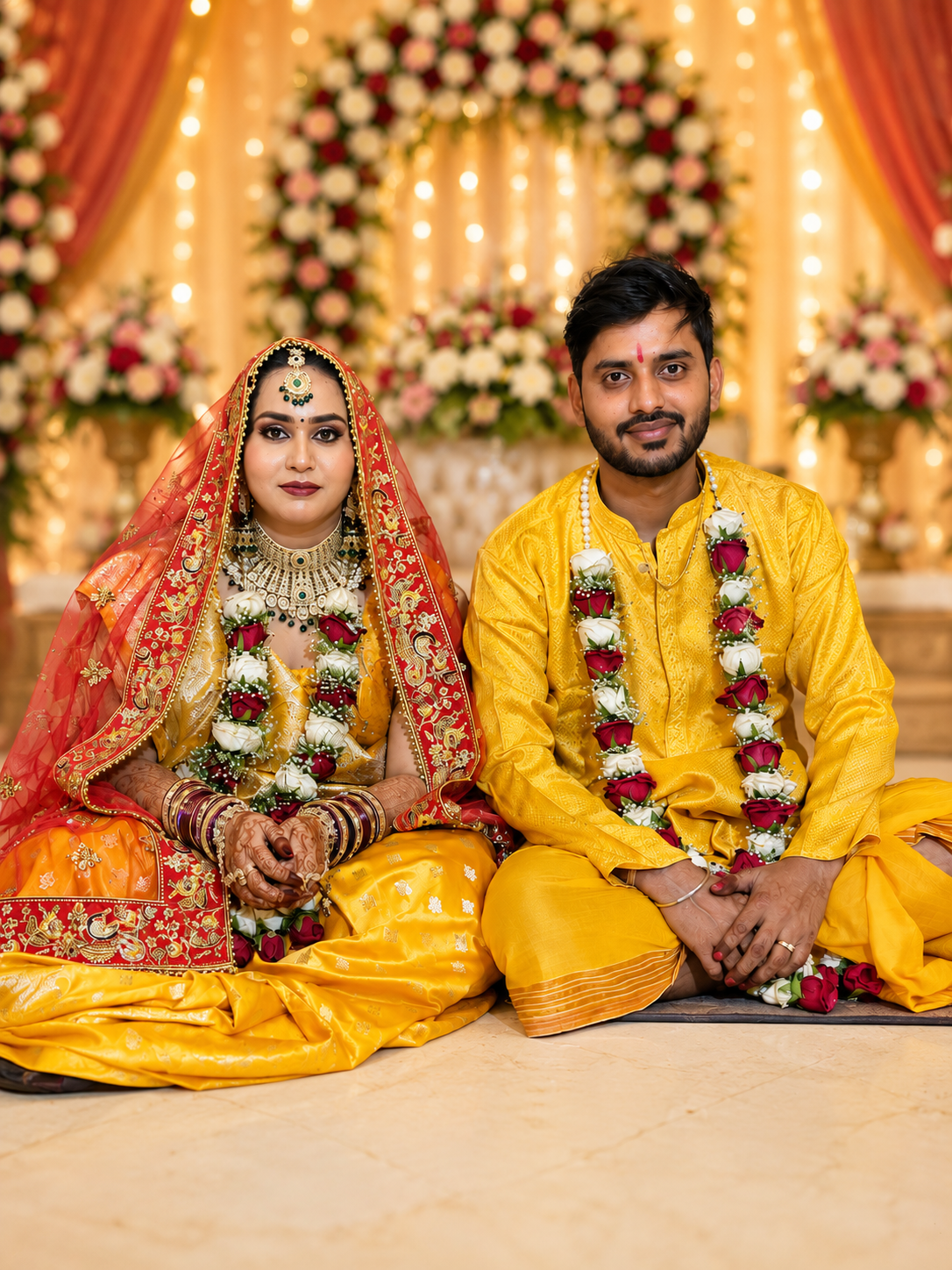 Wedding photo of Rajan Singh Rajput & Neha